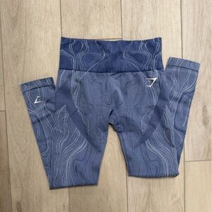 Gymshark Mercury Seamless leggings in blue